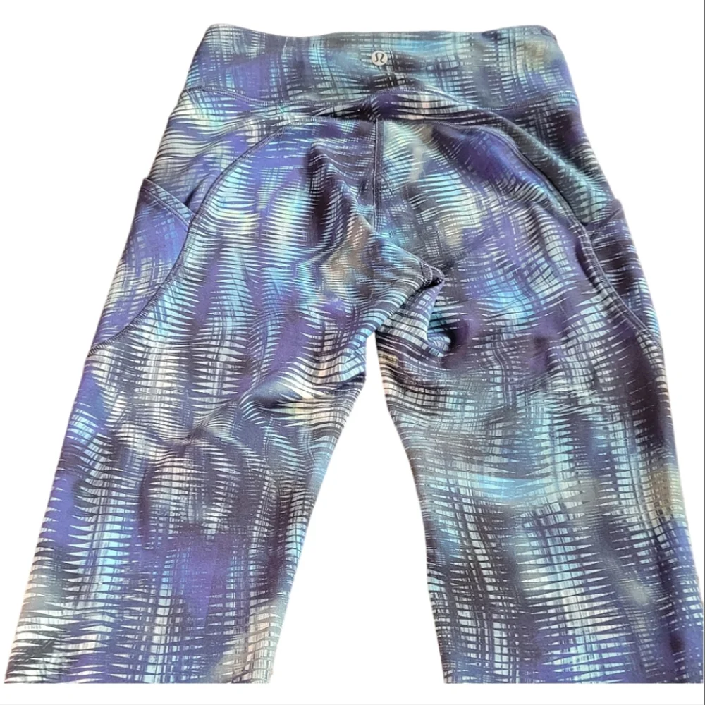 Lululemon Invigorate High RiseTight 25" Leggings Shapeshifter Flux Blue Multi 4 - Picture 4 of 16